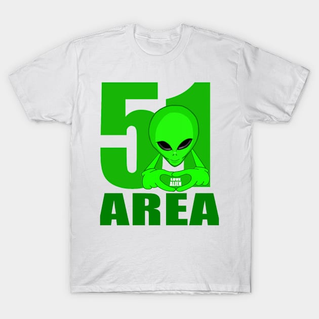 Love alien T-Shirt by TheEndDesign